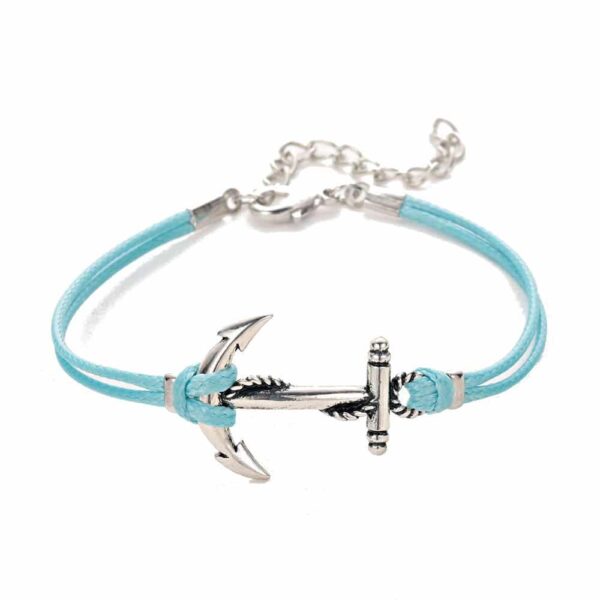 bracelet turquoise ancre marine