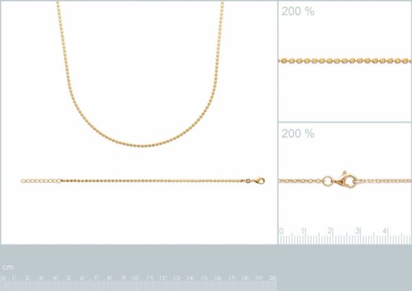 collier pastilles plaqué or femme