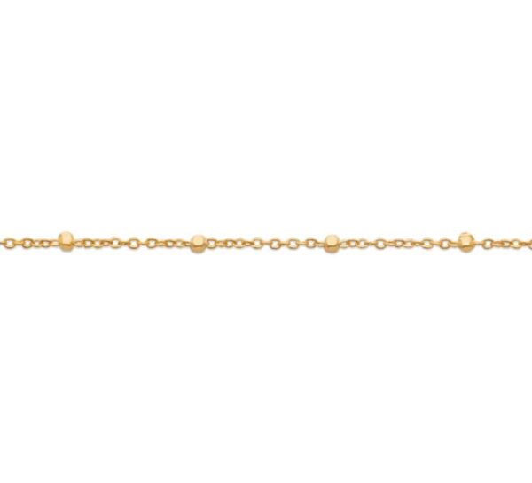 bracelet perles dylane plaqué or