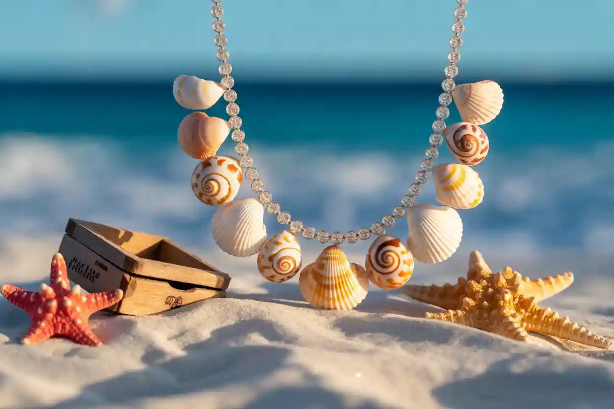 collier coquillage
