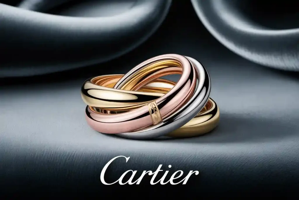 anneaux entrelacés trinity cartier