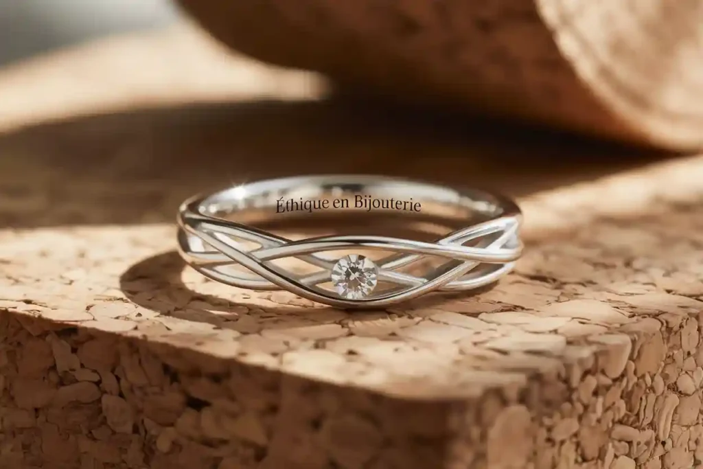 bague en argent recyclé