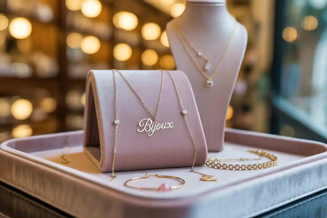 bijoux femme dans bijouterie