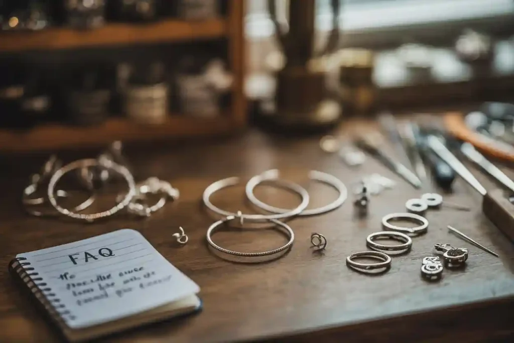 créoles à réparer sur établi