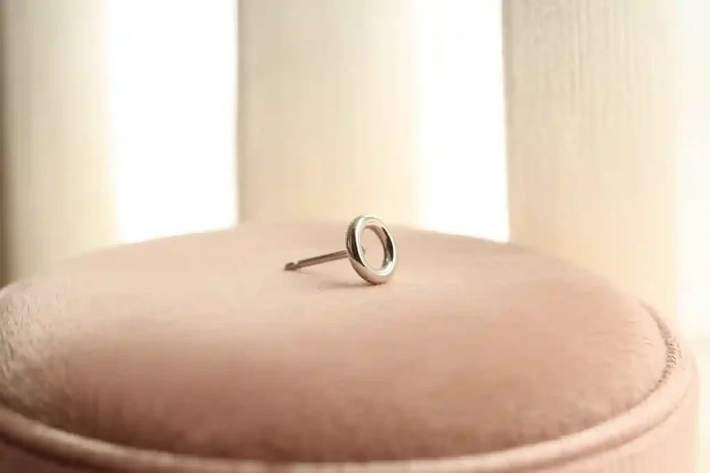 clou d'oreille en acier chirurgical