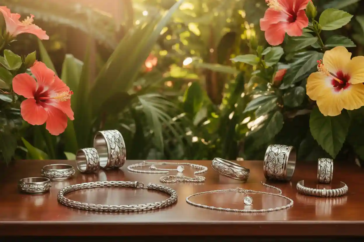 superbe collection de bijoux en acier inoxydable