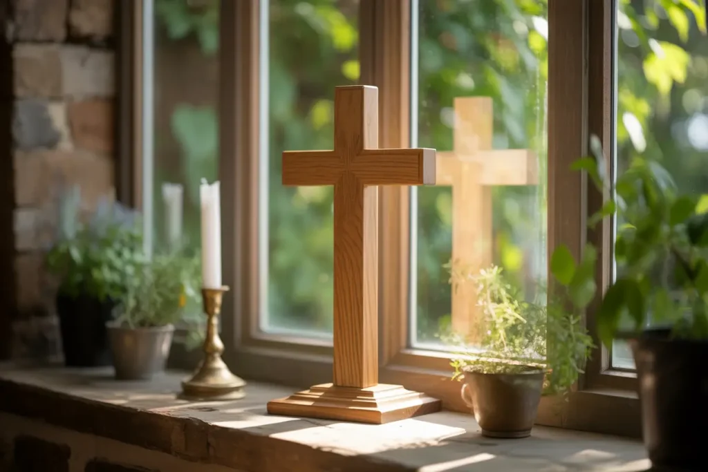 grande croix en bois