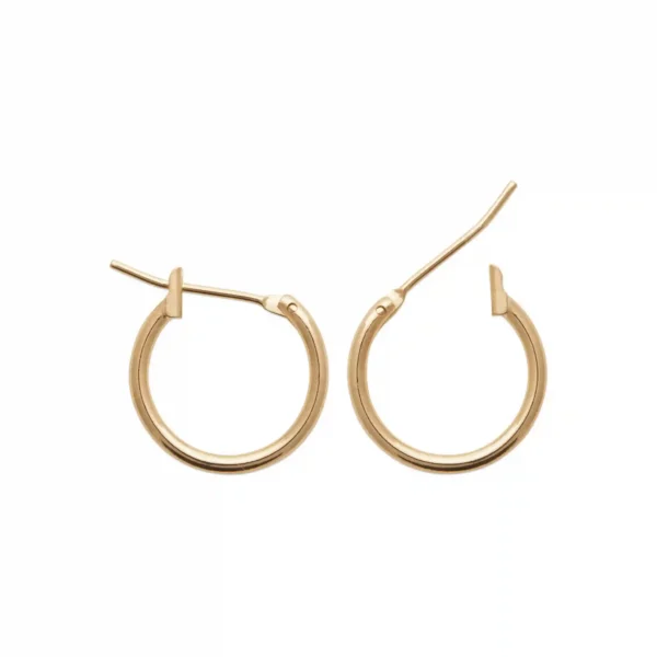 Boucles d'oreilles créoles 16 mm en plaqué or Boucles d'oreilles créoles 16 mm en plaqué or