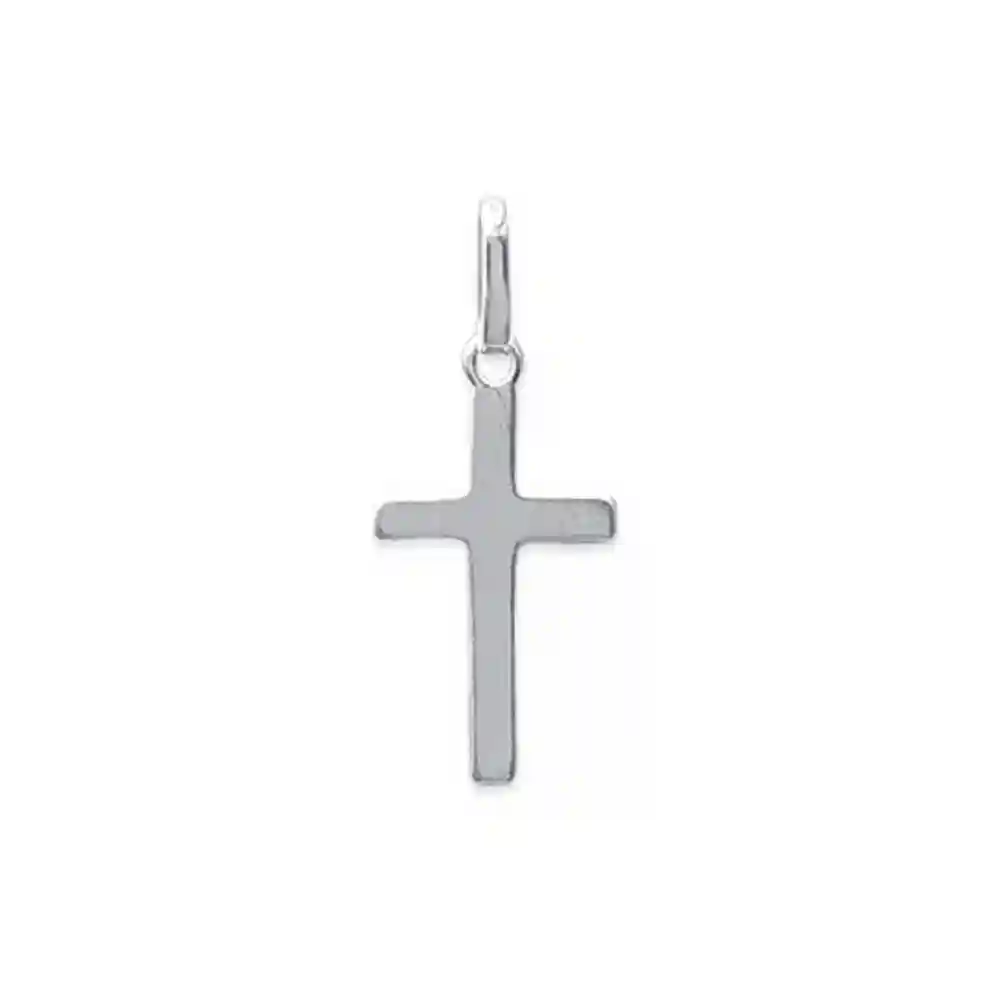 Collier Argent 925/000 Rhodié - Croix Pavée de Zirconiums L'ATELIER D'AZUR