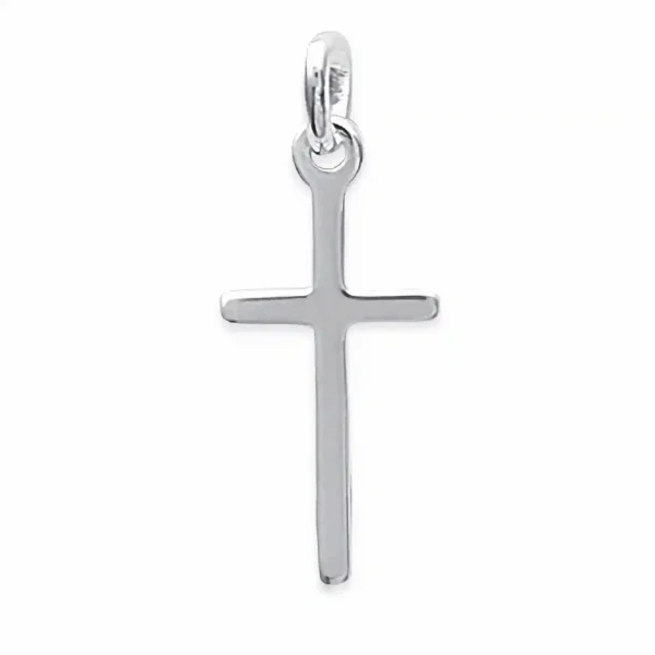 Pendentif jolie croix argent rhodié Pendentif jolie croix argent rhodié