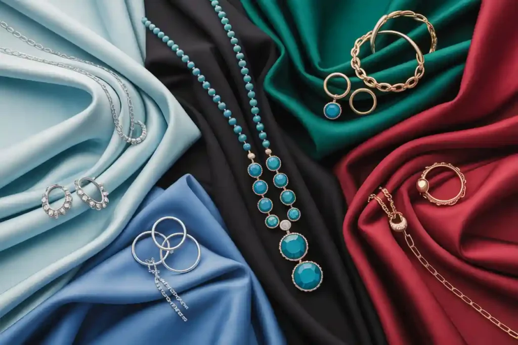 principes de coordination des couleurs entre bijoux et vêtements