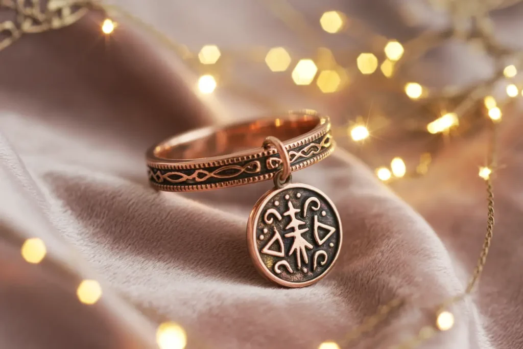 bague breloque talisman