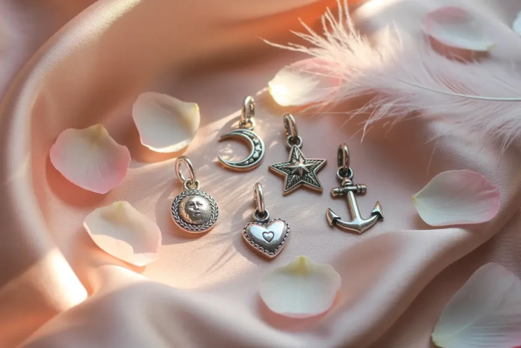 différentes breloques symboliques