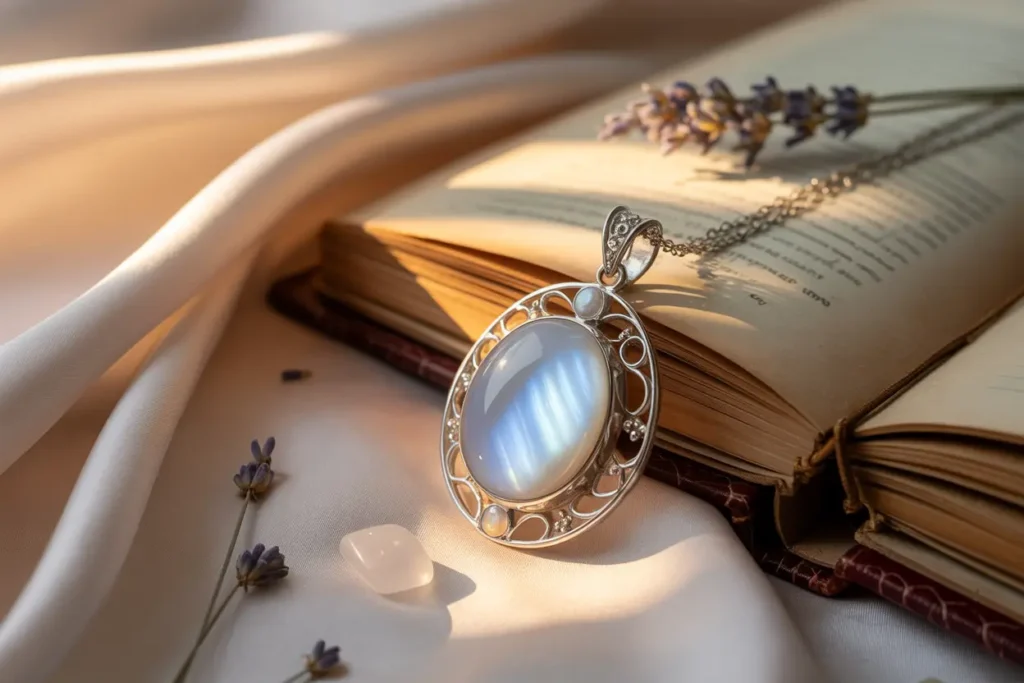 pendentif pierre de lune