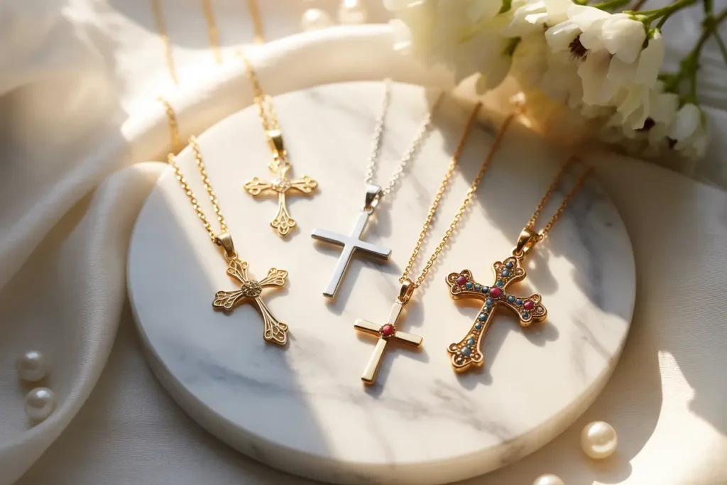 plusieurs types de croix différents