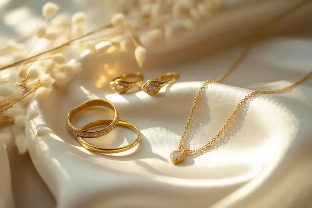 bagues - boucles d'oreilles - collier | or 18 carats
