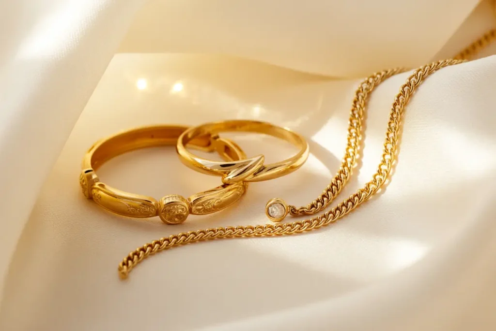 bijoux en or 18 carats