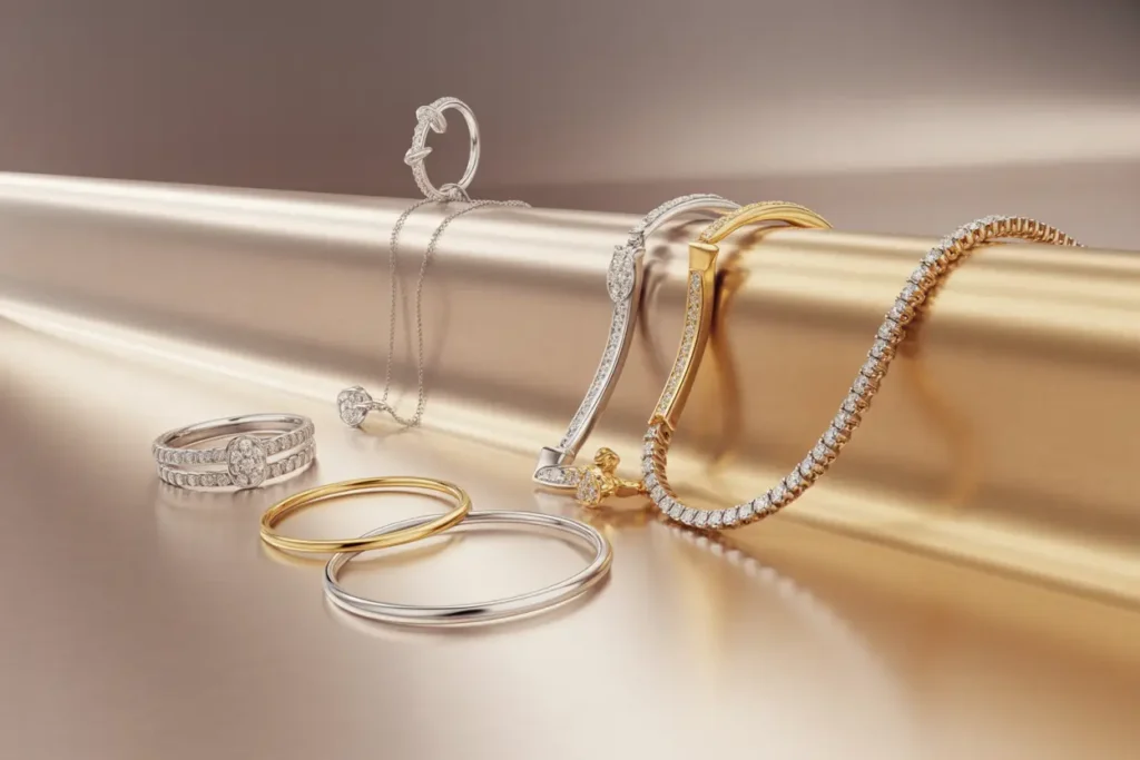 bijoux or blanc et or jaune