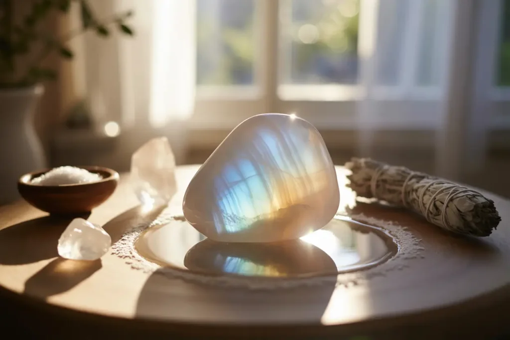 pierre de lune brute