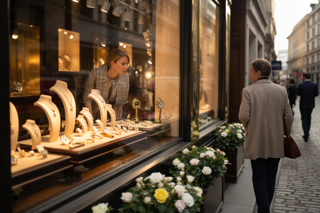 devanture de bijouterie