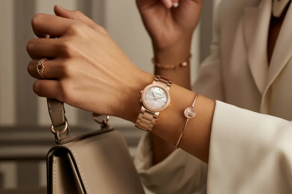 montre en harmonie avec l'allure