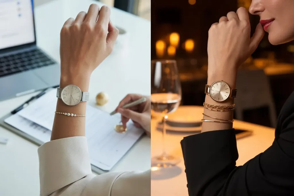 styles et occasions de port de montre